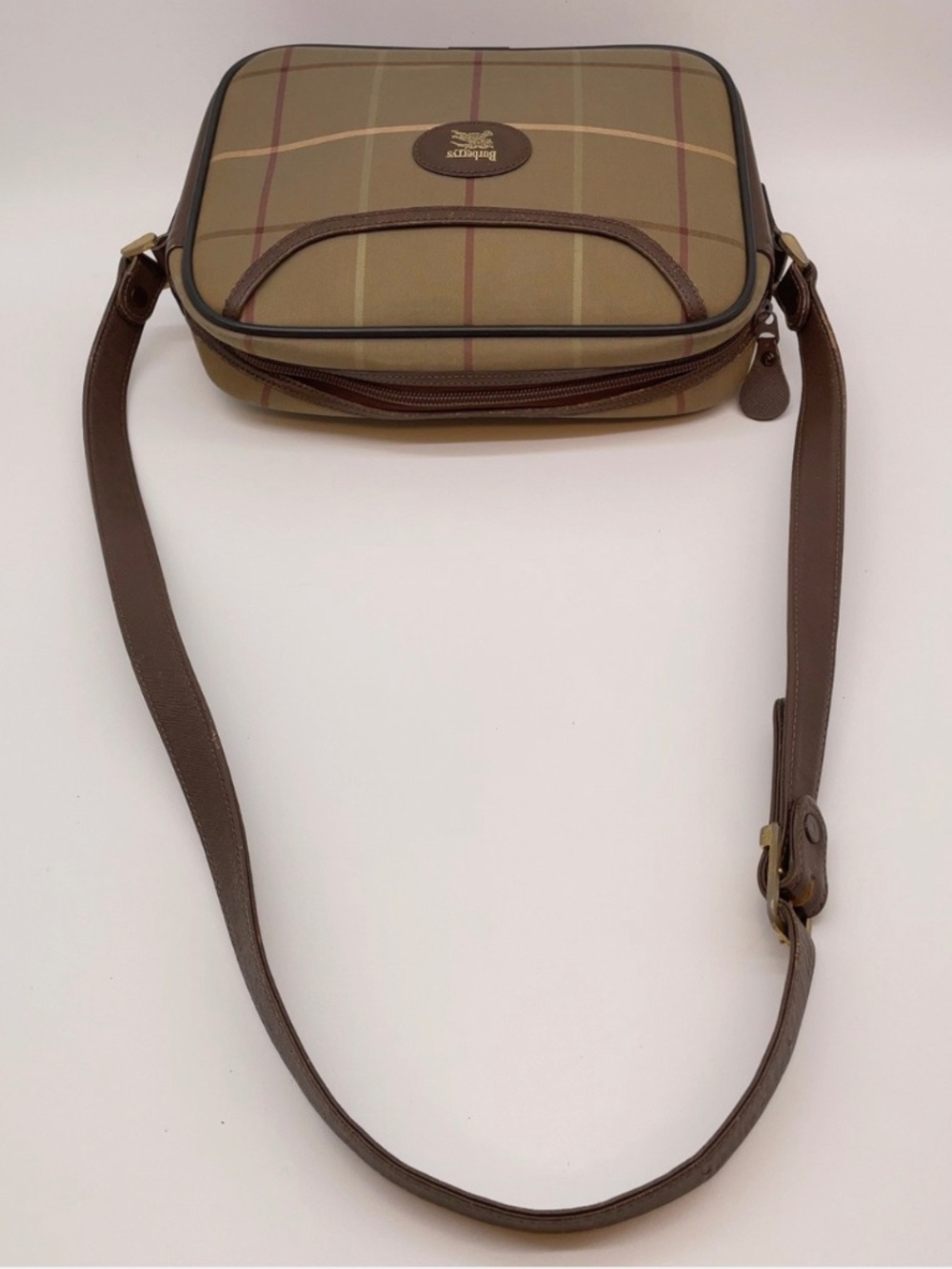 Authentic Vintage Burberrys Nova Check Crossbody Shoulder Bag - Picture 2 of 10